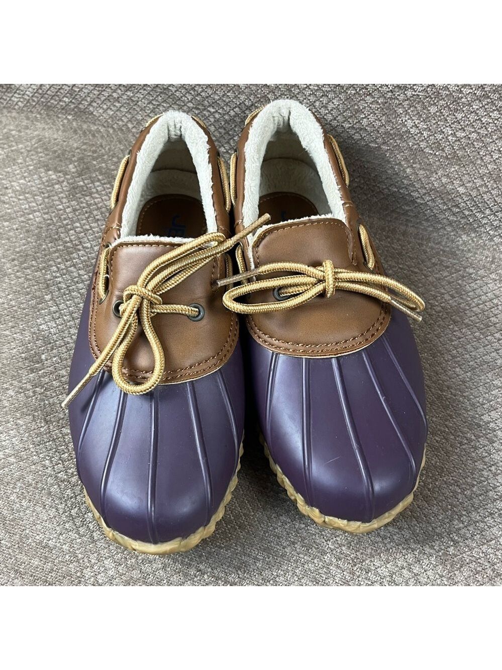 JBU Sport Women’s Purple Gwen Slip On Duck Shoes size size 6 EUC - Picture 7 of 12